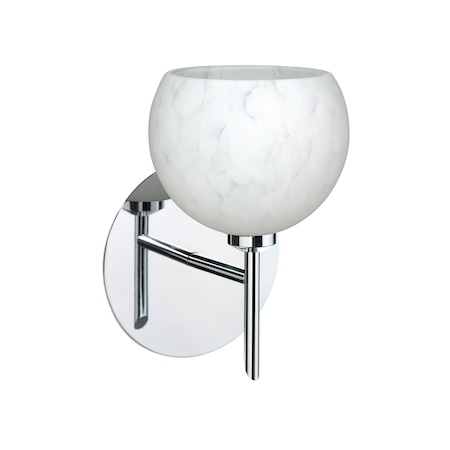 Besa Lighting Palla 5 Mini Sconce, Carrera, Chrome Finish, 1x40W Halogen 1SW-565819-CR